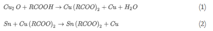 羧酸和氧化銅的反應方程式
