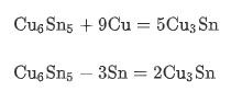 Cu3Sn相形成的化學(xué)式